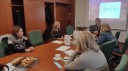 Zdjęcie ze spotkania zespołu w sali konferencyjnej Wojewódzkiego Urzędu Pracy w Zielonej Górze
