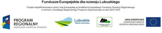 logo projektu z oznaczeniami wymaganymi przez Unię Europejską