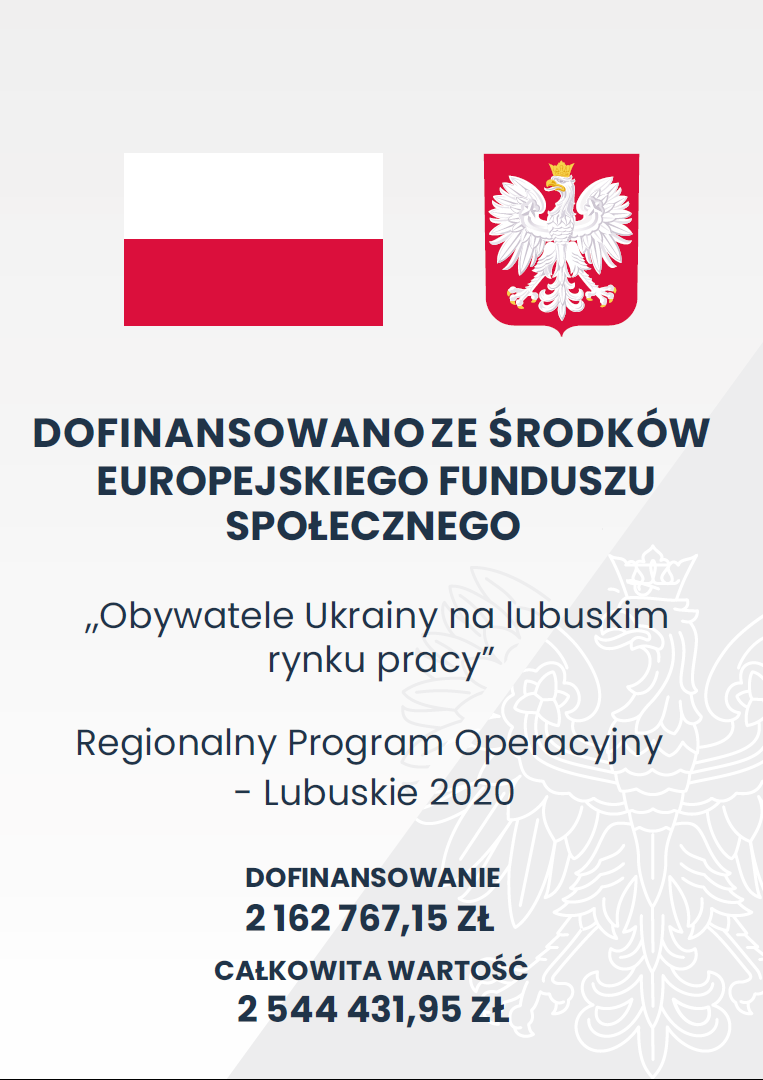 plakat projektu godło i flaga polska na szarym tle treści zawarte w artykule