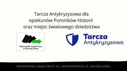 Zdjęcie artykułu Tarcza Antykryzysowa dla opiekunów Pomników Historii oraz miejsc światowego dziedzictwa