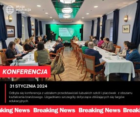 Zdjęcie artykułu Konferencja promująca targi edukacyjne w ramach projektu...